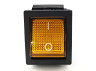 Lemanso LSW02 switch large yellow with backlight / KCD2-201\N 15A 250VAC multiple of 25 pieces