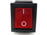 Lemanso LSW02 switch large red with backlight / KCD2-201\N 15A 250VAC multiple of 25 pieces