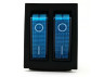 Switch Lemanso LSW04 double blue with backlight / KCD2-2101N multiple of 25 pieces