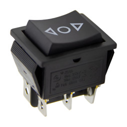 Lemanso LSW20 switch large black 3 positions with latch/ KCD2-203