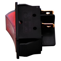 Switch Lemanso LSW31 30A 4pin red with backlight/KCD2-6-201N for welding machine