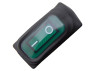 Switch Lemanso LSW36 3PIN green with fix. and with backlight IP45 ON-OFF / KCD3-101NW 15A 250VAC multiple 25 pieces
