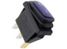 Switch Lemanso LSW36 3PIN blue with fix. and with backlight IP45 ON-OFF / KCD3-101NW 15A 250VAC multiple 25 pieces