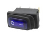 Switch Lemanso LSW36 3PIN blue with fix. and with backlight IP45 ON-OFF / KCD3-101NW 15A 250VAC multiple 25 pieces