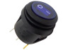 Switch Lemanso LSW37 3PIN blue with fix. IP45 ON-OFF / KCD1-5-101NW 6A 250VAC multiple of 25 pieces