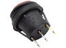 Switch Lemanso LSW37 3PIN red with fix. IP45 ON-OFF / KCD1-5-101NW 6A 250VAC multiple of 25 pieces