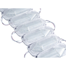 LED modules 10438-2835 12V cold white (10pcs per plate) LEDUA