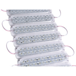 LED modules 16938-2835-24D 12V cold white (10pcs per plate) LEDUA
