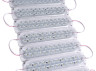 LED modules 16938-2835-24D 12V cold white (10pcs per plate) LEDUA