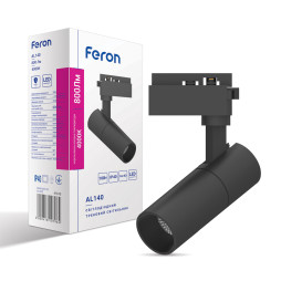 LED track light Feron AL140 10W 4000K black