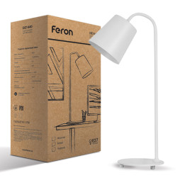 Table lamp Feron DE1440 under the lamp white