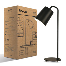 Table lamp Feron DE1440 under the lamp black