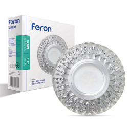 Built-in luminaire Feron CD836 under a lamp with backlight, transparent
