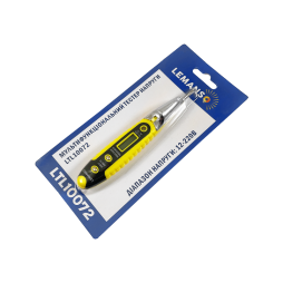 Screwdriver voltage indicator 12-220V 3.0x140mm bat.1.5V LTL10072 Lemanso