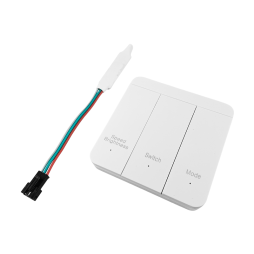 Wall Key Switch with RF Controller for Running Effect Strip 12-24V - 3 Keys #193