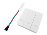 Wall Key Switch with RF Controller for Running Effect Strip 12-24V - 3 Keys #193
