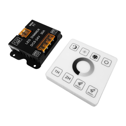 Dimmer RF 2 channels 30A 5-24V Radio - Touch panel 8 buttons #154