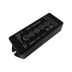 Controller W+WW RF Music 2-channel 12A 12-24V Radio - Touch 6 buttons #156