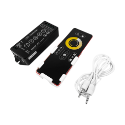 Controller W+WW RF Music 2-channel 12A 12-24V Radio - Touch 8 buttons #158