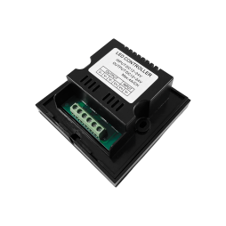 Dimmer with terminals black single-channel 4A 12-24V- Touch panel 2 buttons #162