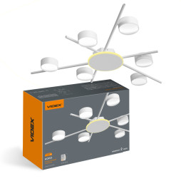 VIDEX lamp for 6xGX53 lamp surface mounted with backlight white VL-SPF22B-WB