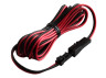 Extension cord 2m C2541-H02 male+C2542-H02 female black, 2*(0.1-0.35) LEDUA