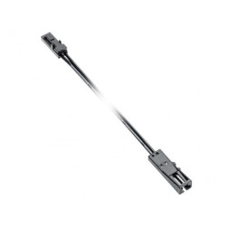 Extension cord 2m C2541-H02 male+C2542-H02 female black, 2*(0.1-0.35) LEDUA