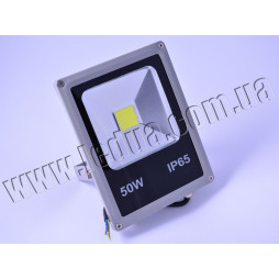 LED spotlight 50W 220V slim, warm white