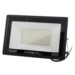 LED spotlight AREAL 100W PR-100 6200K, 220V, IP65 white