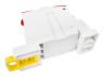 Distribution block on DIN-rail Lemanso 125A LMA2665 (UKK125A) red Lemanso