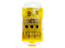 Distribution block on DIN-rail Lemanso 125A LMA2666 (UKK125A) yellow Lemanso