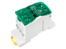 Distribution block on DIN-rail Lemanso 125A LMA2668 (UKK125A) green Lemanso