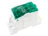 Distribution block on DIN-rail Lemanso 125A LMA2668 (UKK125A) green Lemanso