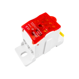 DIN-rail distribution block Lemanso 80A LMA2661 (UKK80A) red Lemanso