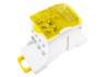 DIN-rail distribution block Lemanso 80A LMA2662 (UKK80A) yellow Lemanso