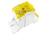 DIN-rail distribution block Lemanso 80A LMA2662 (UKK80A) yellow Lemanso