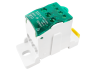 DIN-rail distribution block Lemanso 80A LMA2664 (UKK80A) green Lemanso