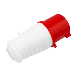 Portable plug (VP) 32A/4p (3p+n) 380-415V IP44 red LEE-024 LM2003 Lemanso