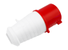 Portable plug (VP) 32A/4p (3p+n) 380-415V IP44 red LEE-024 LM2003 Lemanso
