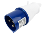 Portable plug (VP) 32A/4p (3p+n) 220-240V IP44 blue LEE-023L LM2005 Lemanso