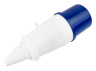 Portable plug (VP) 32A/4p (3p+n) 220-240V IP44 blue LEE-023L LM2005 Lemanso