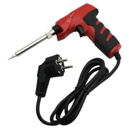 Soldering iron 40W (30W-130W) in the shape of a gun Lemanso red-black handle / LM9128