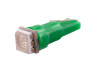 LED car lamp T5-5050-1smd green 24V LEDUA