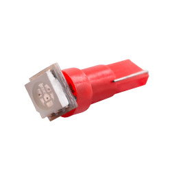 LED car lamp T5-5050-1smd red 24V LEDUA