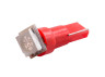 LED car lamp T5-5050-1smd red 24V LEDUA