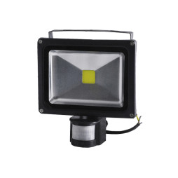 LED floodlight with motion sensor 20W 220V slim 6000K