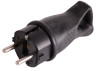 Grounded plug with rubber handle / LMA093 Lemanso
