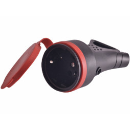 Grounding socket with handle, rubber LMA0203 Lemanso