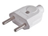 Simple plug without grounding white / LMA3311 Lemanso