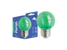 LED decorative lamp Feron LB-37 1W E27 green transparent